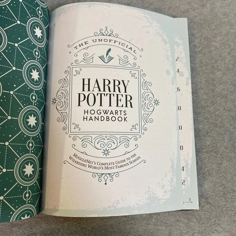 Media Lab Books Harry Potter Hogwarts Handbook Green Unofficial Guide EUC